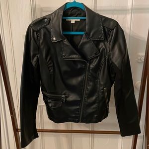 Faux Leather Jacket